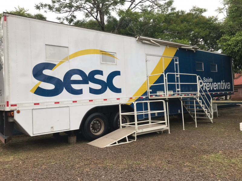 CAMINHÃO DO SESC CHEGA A CIDADE